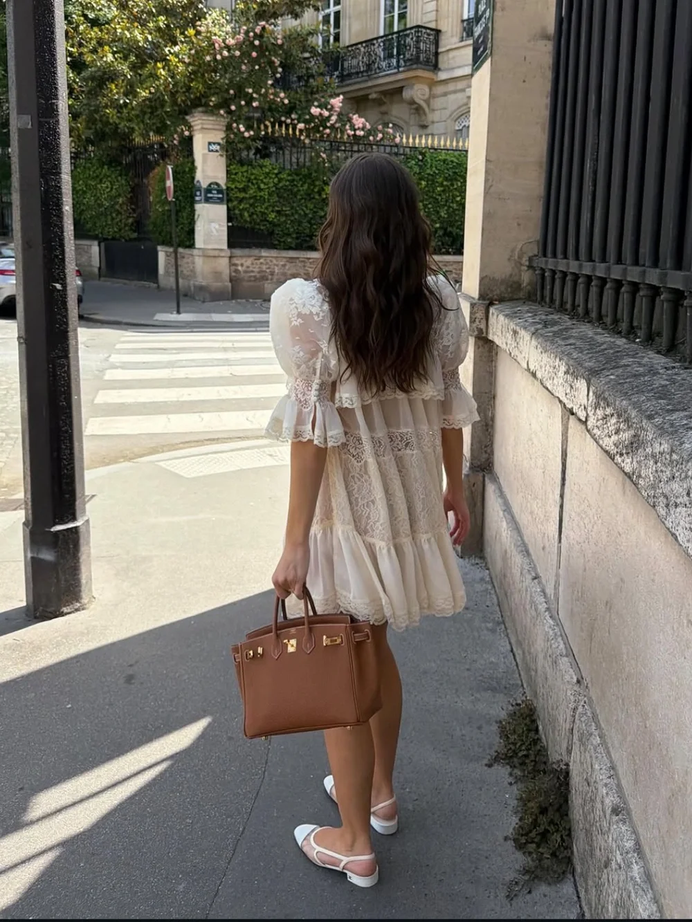 Chanel Ivory Mesh Slingbacks | Size 36